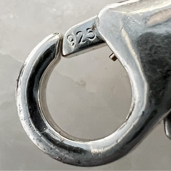 Shungite Sterling Silver Tennis Bracelet 7.25” - Picture 8 of 8